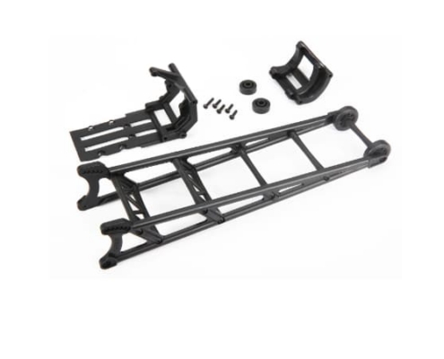 Barra anti-caballito Traxxas Drag Slah cromada negra (ensamblada) TRX9460