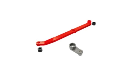Enlace de dirección Traxxas TRX4M aluminio 6061-T6 (anodizado rojo) TRX9748-RED