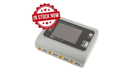 Cargador digital ToolkitRC 4 puertos Q4AC 4 x 50W 5A 1-4S Lipo CA 100W