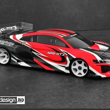 Carrocería Bittydesign GT12 AR8-GT3 para la clase Supastox 1/12