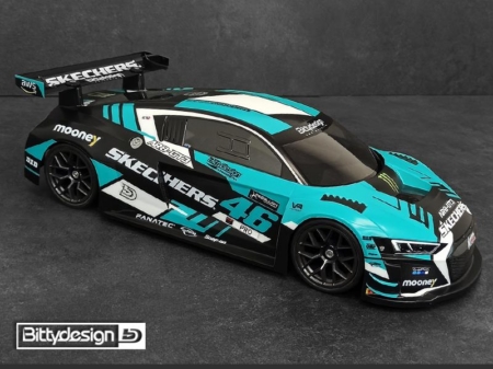 Bittydesign AR8-GT3 1/10 GT cuerpo transparente 190 mm