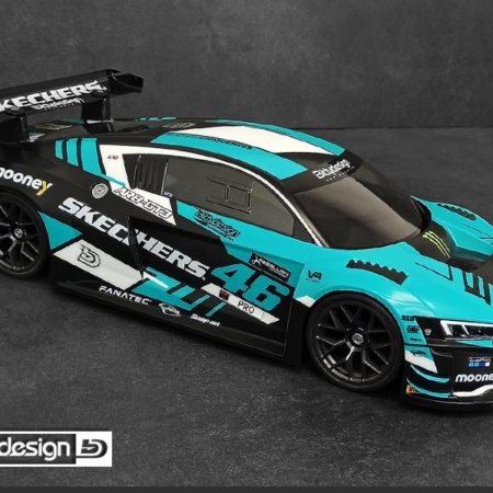 Bittydesign AR8-GT3 1/10 GT cuerpo transparente 190 mm