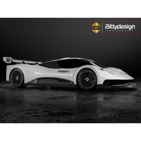 Bittydesign ARES-1 carrocería transparente 1/28 Mini-Z