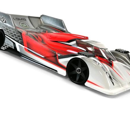 Bittydesign LSM19 carrocería transparente 1/12 Pan-Car Peso ligero