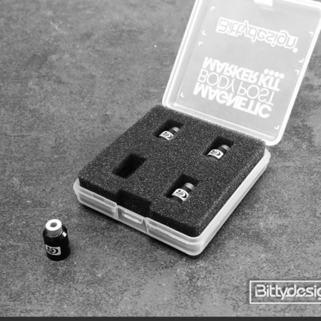 Kit de marcador de carrocería Bittydesign negro - Coches modelo a escala 1/10