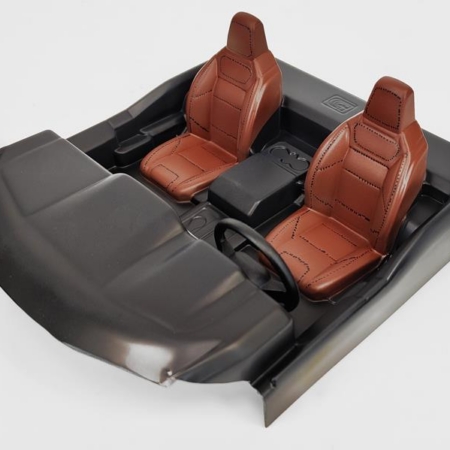 Interior transparente Bittydesign para carrocería de Rock Crawler ROCK1 1/10, precortado