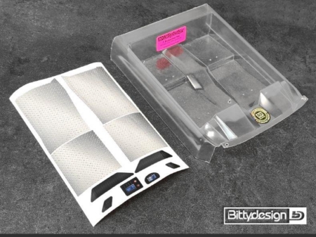 Cabina interior transparente para RR-baja/ultra 1/10 Rock Crawler