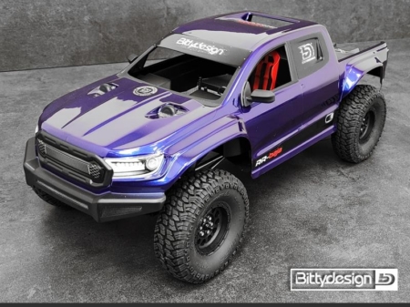 Bittydesign RR-baja carrocería transparente 313 mm