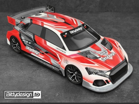 Carrocería transparente A3-F 1/10 de 190 mm para coche de tracción delantera, peso ligero (0,7)