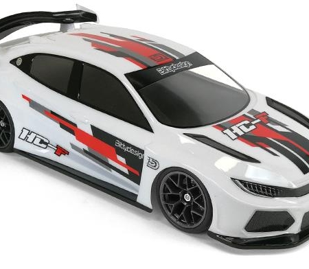 Carrocería transparente Bittydesign HC-F 1/10 de 190 mm para coche con tracción delantera