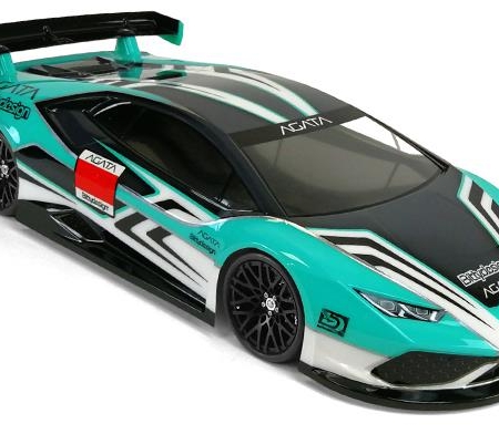 Bittydesign AGATA 1/10 GT carrocería transparente 190 mm