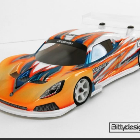 Carrocería GT12 LS3 de Bittydesign para la clase Supastox 1/12