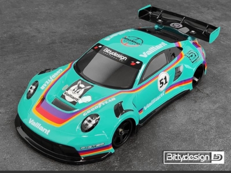 Carrocería Bittydesign GT12 P-GT3R para la clase Supastox 1/12