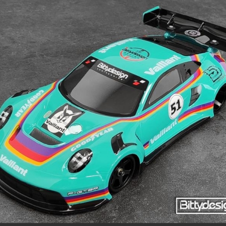 Carrocería Bittydesign GT12 P-GT3R para la clase Supastox 1/12