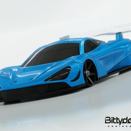 Carrocería Bittydesign GT12 Seven20 para la clase Supastox 1/12