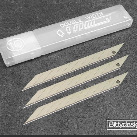 Bittydesign 30 hojas de repuesto para Hobby Art Cutter (30°)