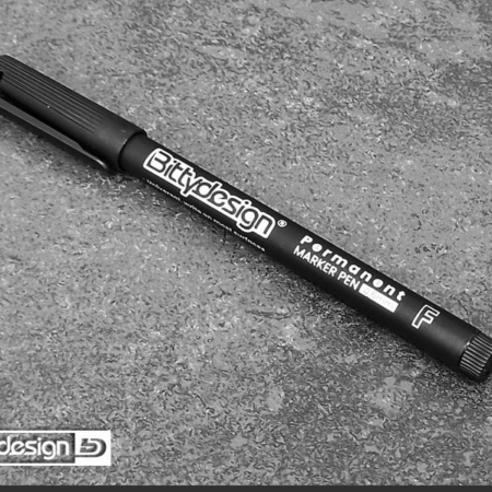 Rotulador permanente Bittydesign para carrocerías RC y la mayoría de superficies