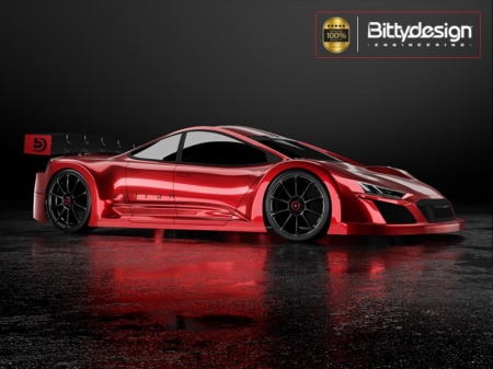 Bittydesign Eptron cuerpo transparente 1/28 Mini-Z