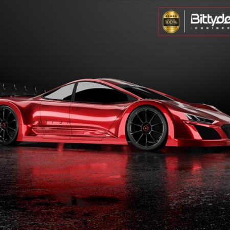 Bittydesign Eptron cuerpo transparente 1/28 Mini-Z