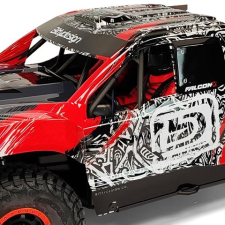 Bittydesign FALCON-X 1/7 Carrocería prepintada para ARRMA Mojave 6S BLX, precortada, 1,5 mm - ROJO