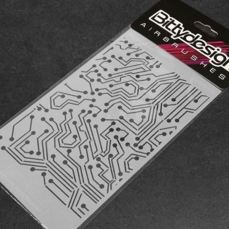Plantilla de vinilo Bittydesign - Circuito electrónico