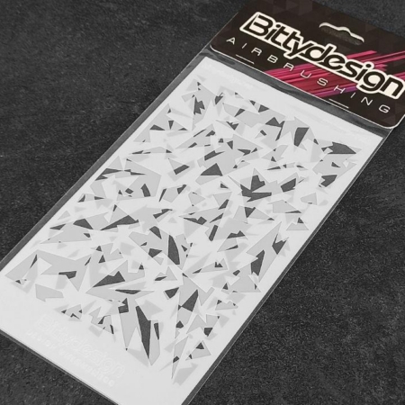 Plantilla de vinilo Bittydesign - Camuflaje ártico (A + B)