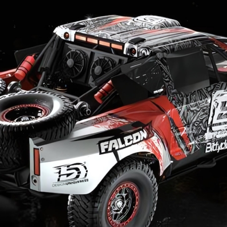Carrocería prepintada Bittydesign FALCON-X 1/7 para TRAXXAS UDR, precortada, 1,5 mm - ROJO