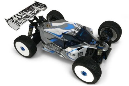 Carrocería de buggy transparente a escala 1/8 Bittydesign Vision Team Associated RC8B3.1 Precortada Eléctrica