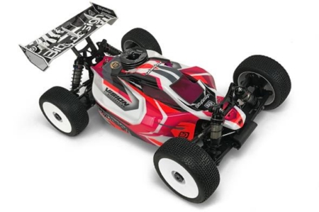 Carrocería de buggy transparente Bittydesign Vision 1/8 Hot Bodies D819RS Pre-cut Nitro