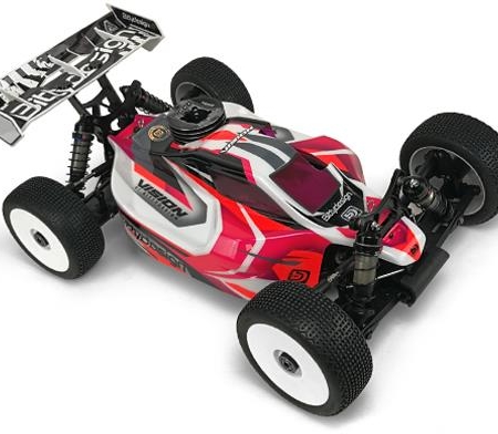 Carrocería de buggy transparente Bittydesign Vision 1/8 Hot Bodies D819RS Pre-cut Nitro