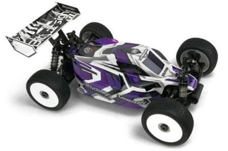 Carrocería de buggy Bittydesign Vision transparente a escala 1/8 Hot Bodies E819 Precortada Eléctrica