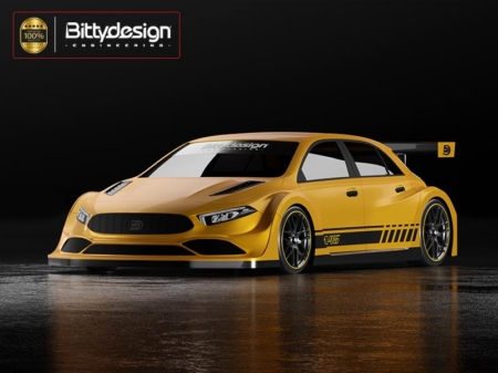 Bittydesign CA45 carrocería transparente 1/28 Mini-Z