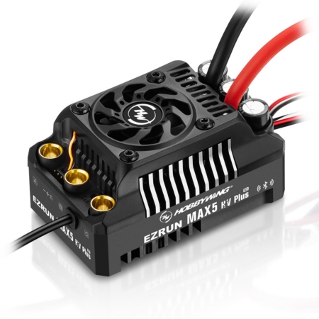 Hobbywing Ezrun MAX5 HV Plus G2 ESC 300 A, 6-12 s LiPo, BEC 6 A