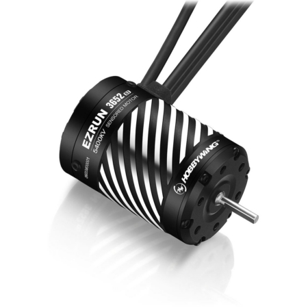 Motor Hobbywing Ezrun 3652SD G3 de 5400 kV con eje de 3,175 mm para 1:10