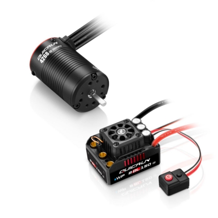 Hobbywing Combo WP8BL150 G2 4268SL 2600kV G2 Sin sensores