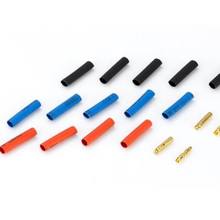 Juego de tapones dorados Hobbywing de 2,0 mm (3 pares)