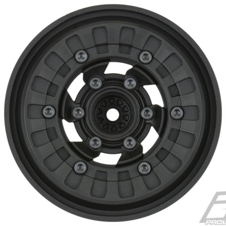 Ruedas delanteras o traseras hexagonales extraíbles Vice CrushLock de 2,6" con talón negro/negro, 6x30 (2 unidades) para neumáticos de barro de 2,6" (PRO278903)