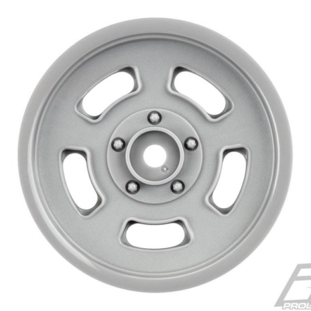 Ruedas delanteras Slot Mag Drag Spec de 2,2" en gris piedra (2) para Slash 2WD y AE DR10 (con neumáticos delanteros de 2,2" para buggy 2WD) (PRO279205)