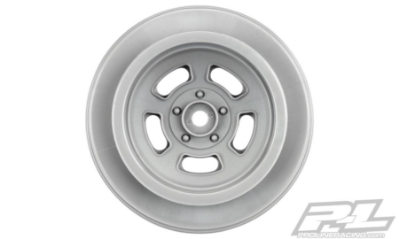 Ruedas Slot Mag Drag Spec de 2.2"/3.0" en gris piedra (2) para Slash 2wd y AE DR10 traseras y Slash 4x4 delanteras o traseras (PRO279305)
