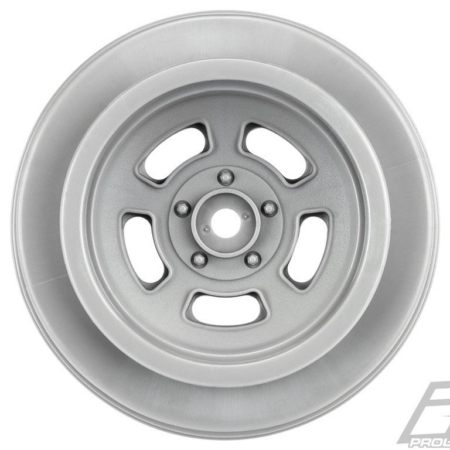Ruedas Slot Mag Drag Spec de 2.2"/3.0" en gris piedra (2) para Slash 2wd y AE DR10 traseras y Slash 4x4 delanteras o traseras (PRO279305)