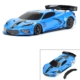 Proline 1/7 Chevy Corvette C8 Carrocería pintada (Azul): Delito grave
