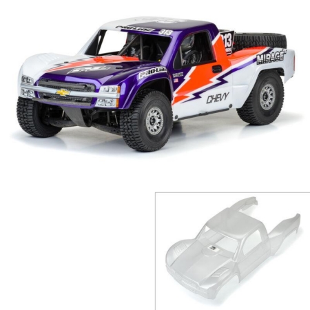 Carrocería transparente precortada Proline para Chevy Silverado 2007 para Unlimited Desert Racer