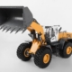 Cargadora de ruedas hidráulica RC4WD Earth Mover 870K a escala 1/14 (amarilla y blanca) (VV-JD00031)