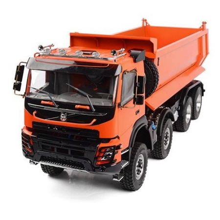 Camión volquete hidráulico Armageddon RC4WD 1/14 8x8 (FMX) (Naranja) (VV-JD00044)