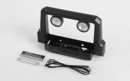 Parachoques metálico funcional con luz y cabrestante RC4WD para Gelande II D90/D110 (VVV-C0125)