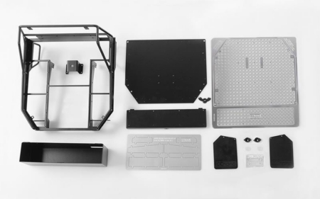 Caja trasera tubular RC4WD para Trail Finder 2 con guardabarros (negro) 1+ (VVV-C0253)