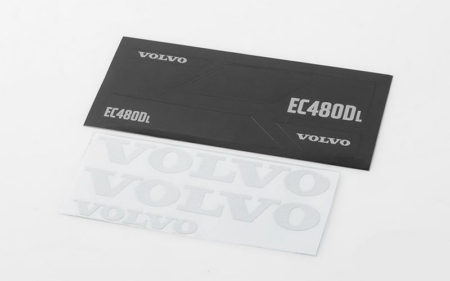 Juego de hojas de calcomanías Volvo RC4WD para excavadora de tierra 360L a escala 1/14 (VVV-C0267)