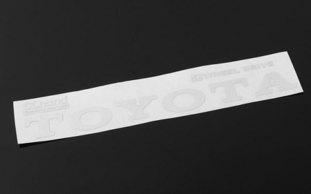 Emblema trasero vintage de metal RC4WD para carrocería TF2 Mojave (blanco) (VVV-C0291)