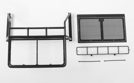 Combo de portaequipajes, barra antivuelco y barra de luces RC4WD para Chevy Blazer (negro) (VVV-C0357)