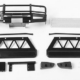 Parachoques delantero, deslizadores y barras laterales Trifecta RC4WD para Land Cruiser LC70 (negro) (VVV-C0412)